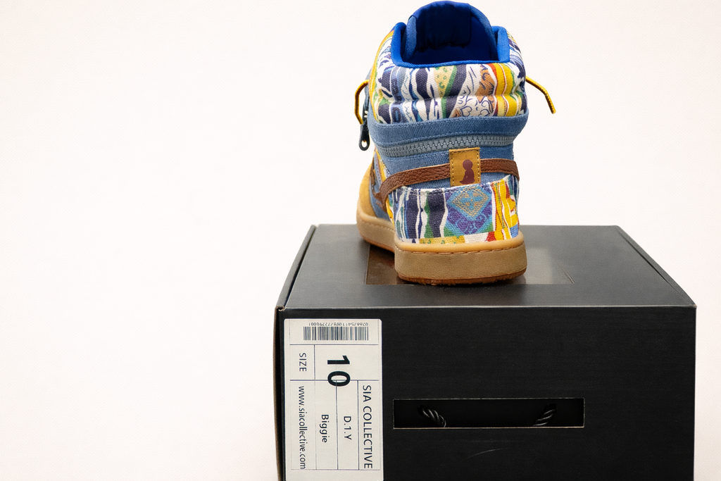 D.1.Y Notorious BIG Themed Sneakers (S.I.A Collective, Sourced USA 2023)