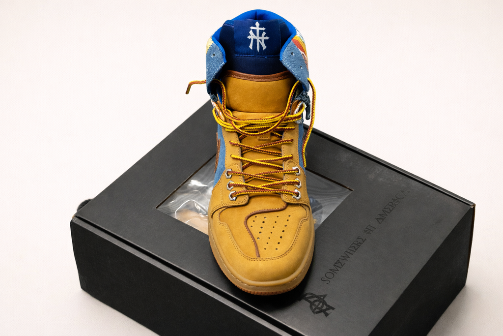 D.1.Y Notorious BIG Themed Sneakers (S.I.A Collective, Sourced USA 2023)